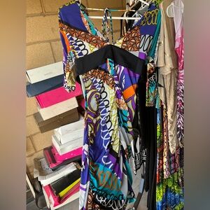 Colorful Abstract Women's Dress